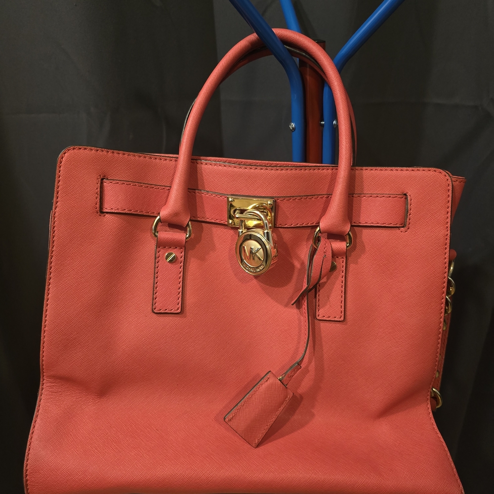 Michael Kors Vibrant Coral Satchel